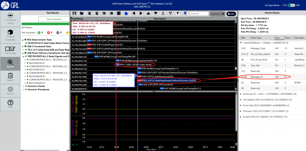 Emarker Cable在PD測試中響應Cable Reset測試日誌（來源：USB Power Delivery Specification Revision 3.1, Version 1.3）